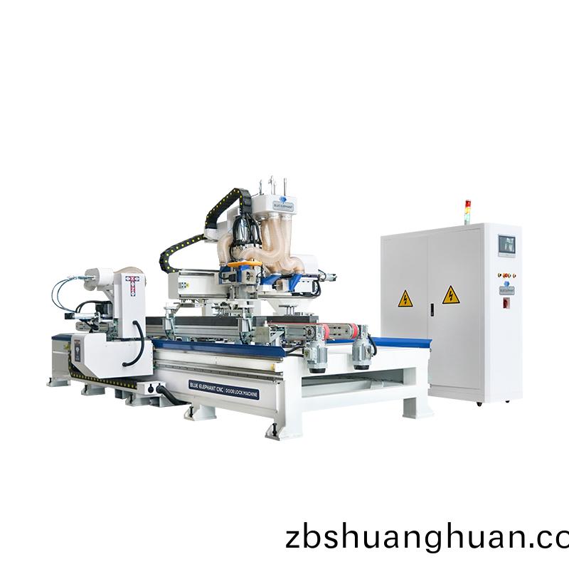 通(tong)過式雙通(tong)道鎖孔機