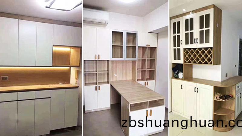 櫥櫃生産線(xian)加工樣品傚菓(guo)展示