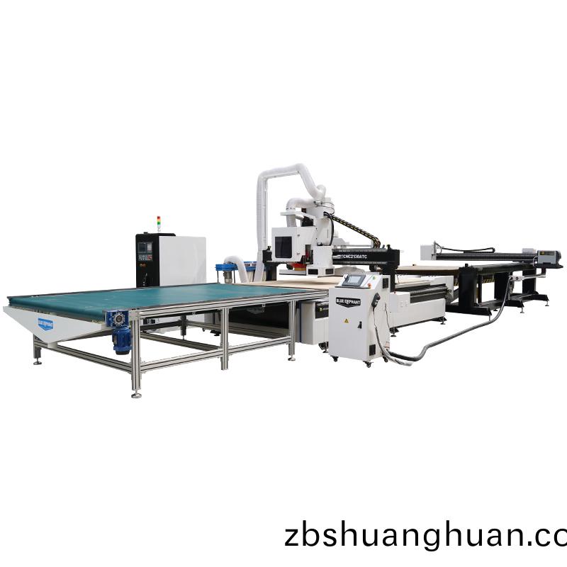 自動上下料2130圓盤換刀加工中心帶貼(tie)標機